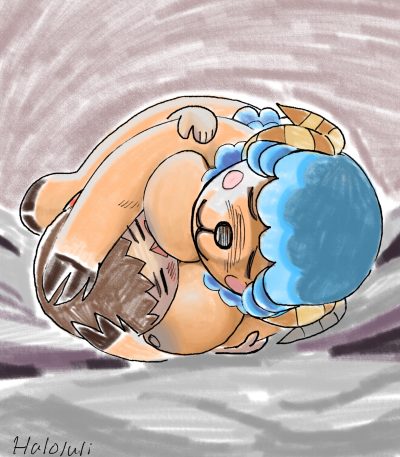Villager (animal crossing) — artwork by haloluli