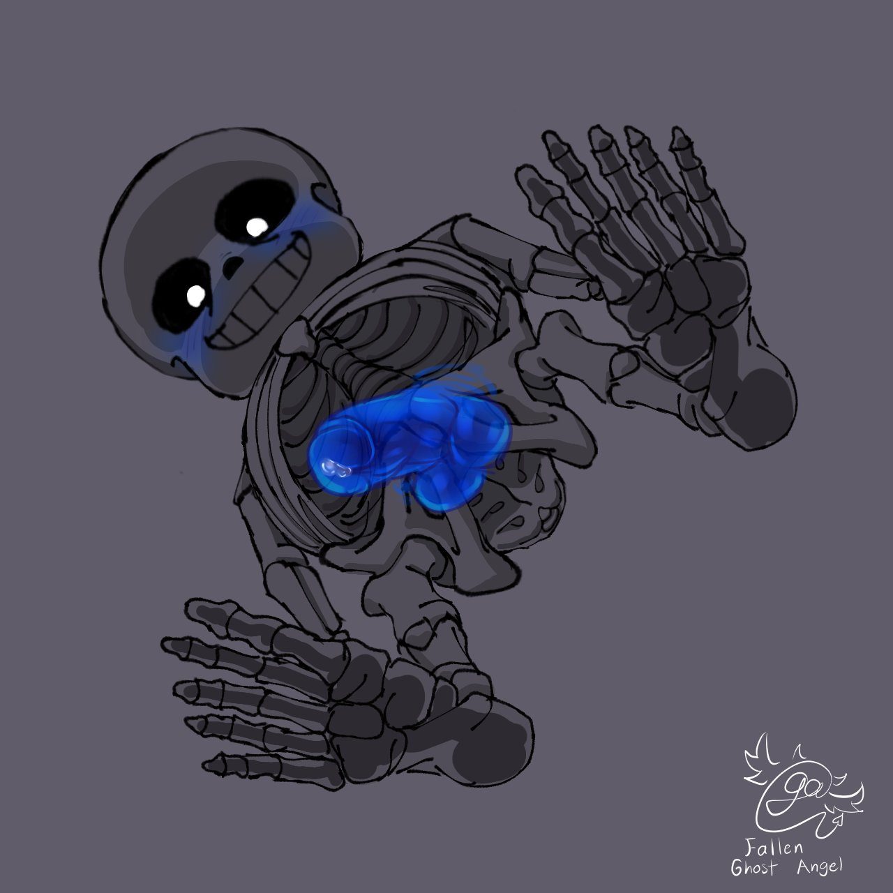 Sans — artwork by fallen ghost angel (artist)