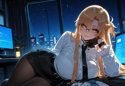 Asuna (sao) — artwork by miyuai