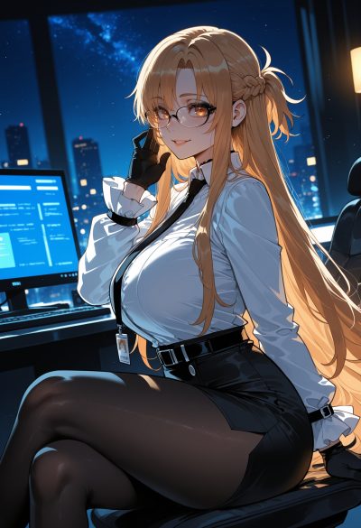 Asuna (sao) — artwork by miyuai