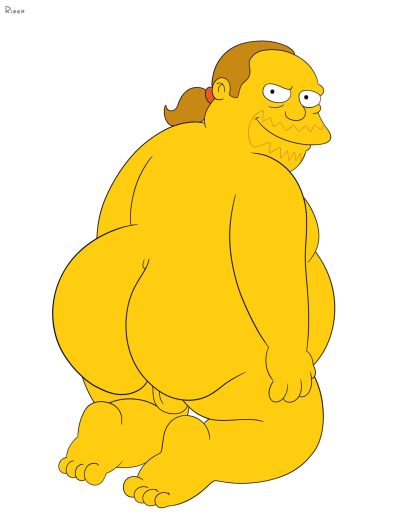 Comic book guy — artwork by MOONRELIC