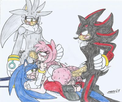 Amy rose — artwork by marlon64