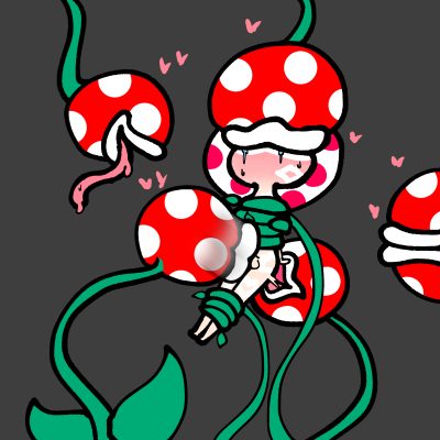 Piranha plant — artwork by sabucyatapira