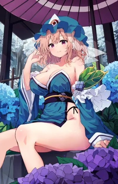 Yuyuko saigyouji — artwork by hira-san