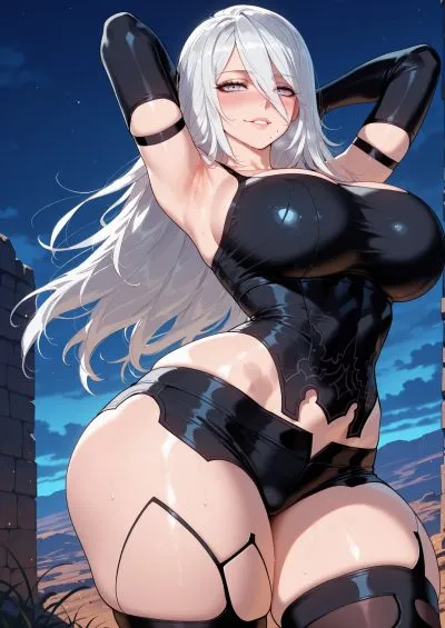 A2 (nier automata) — artwork by revoaru