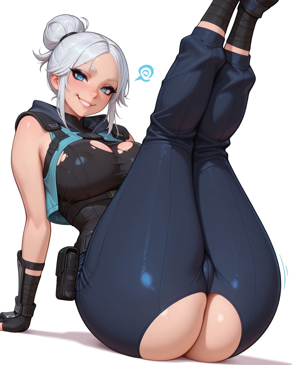 Jett (valorant) — artwork by senpai pixels