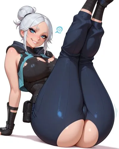 Jett (valorant) — artwork by senpai pixels