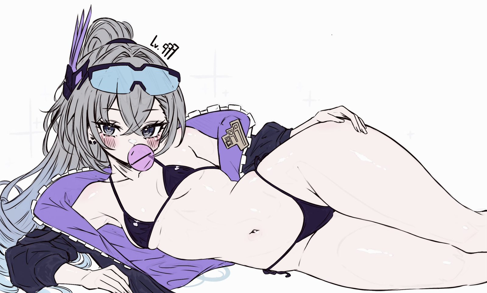 Silver wolf (honkai: star rail) — artwork by usa (usagi minku)