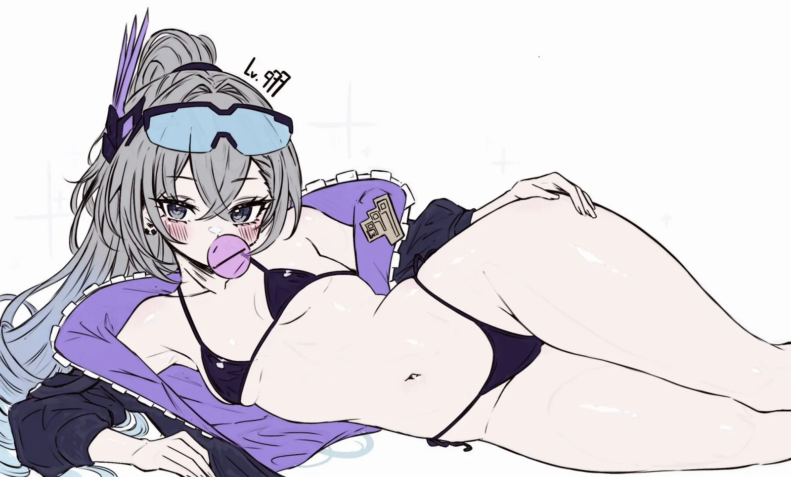 Silver wolf (honkai: star rail) — artwork by usa (usagi minku)