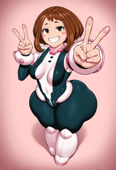 Ochako uraraka — artwork by Vizzored
