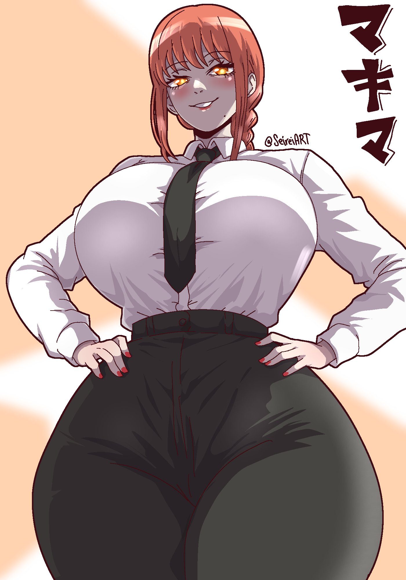 Makima (chainsaw man) — artwork by seireiart
