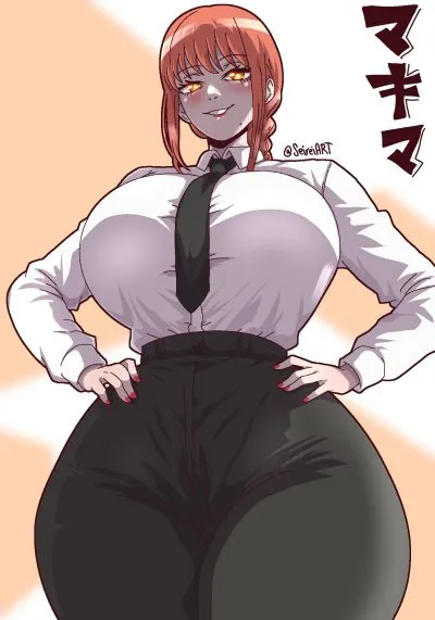 Makima (chainsaw man) — artwork by seireiart