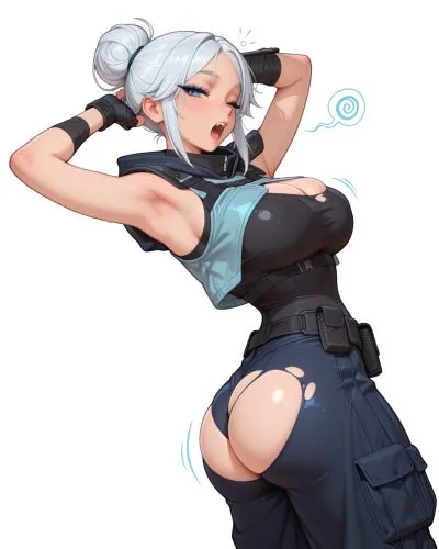 Jett (valorant) — artwork by senpai pixels