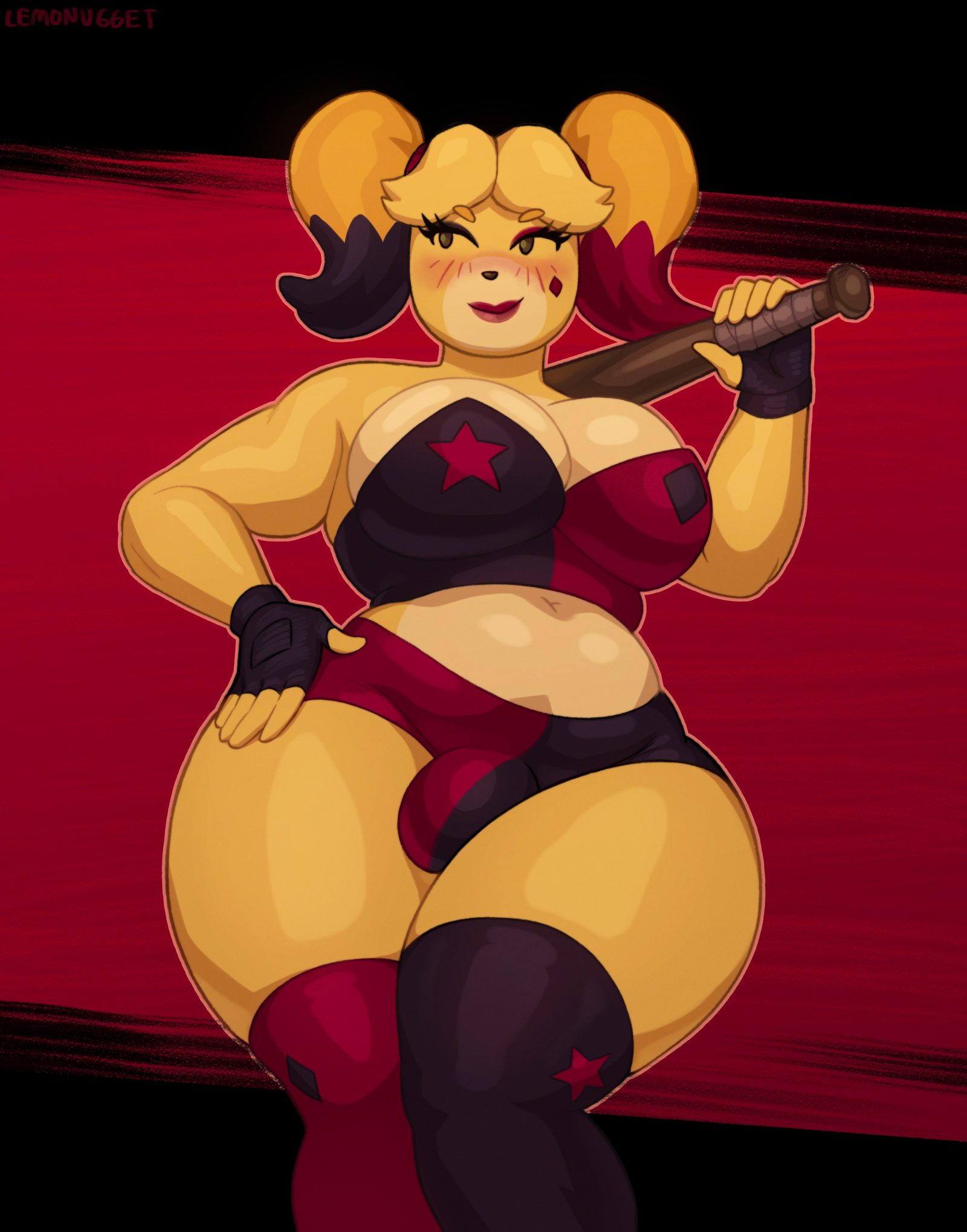 Harley quinn — artwork by lemonugget