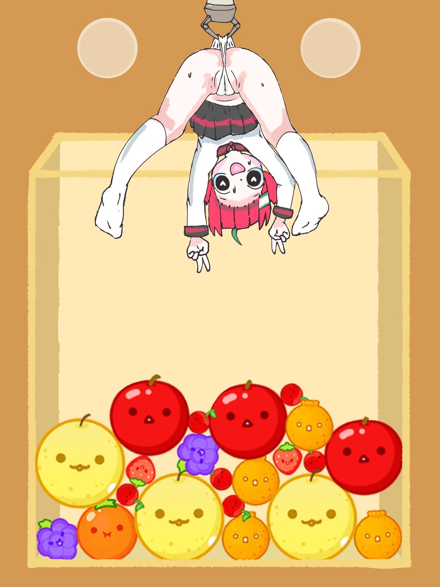 Apple (suika game) — artwork by Sugtonal