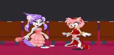 Amy rose — artwork by lit200dx