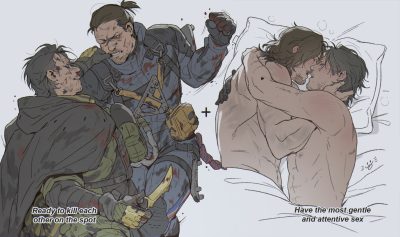 Higgs (death stranding) — artwork by holy_cumger