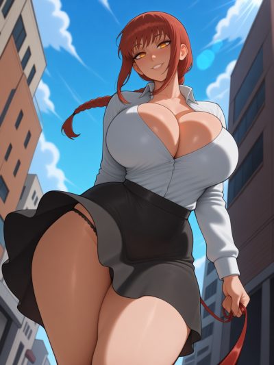 Makima (chainsaw man) — artwork by leaguewaifus