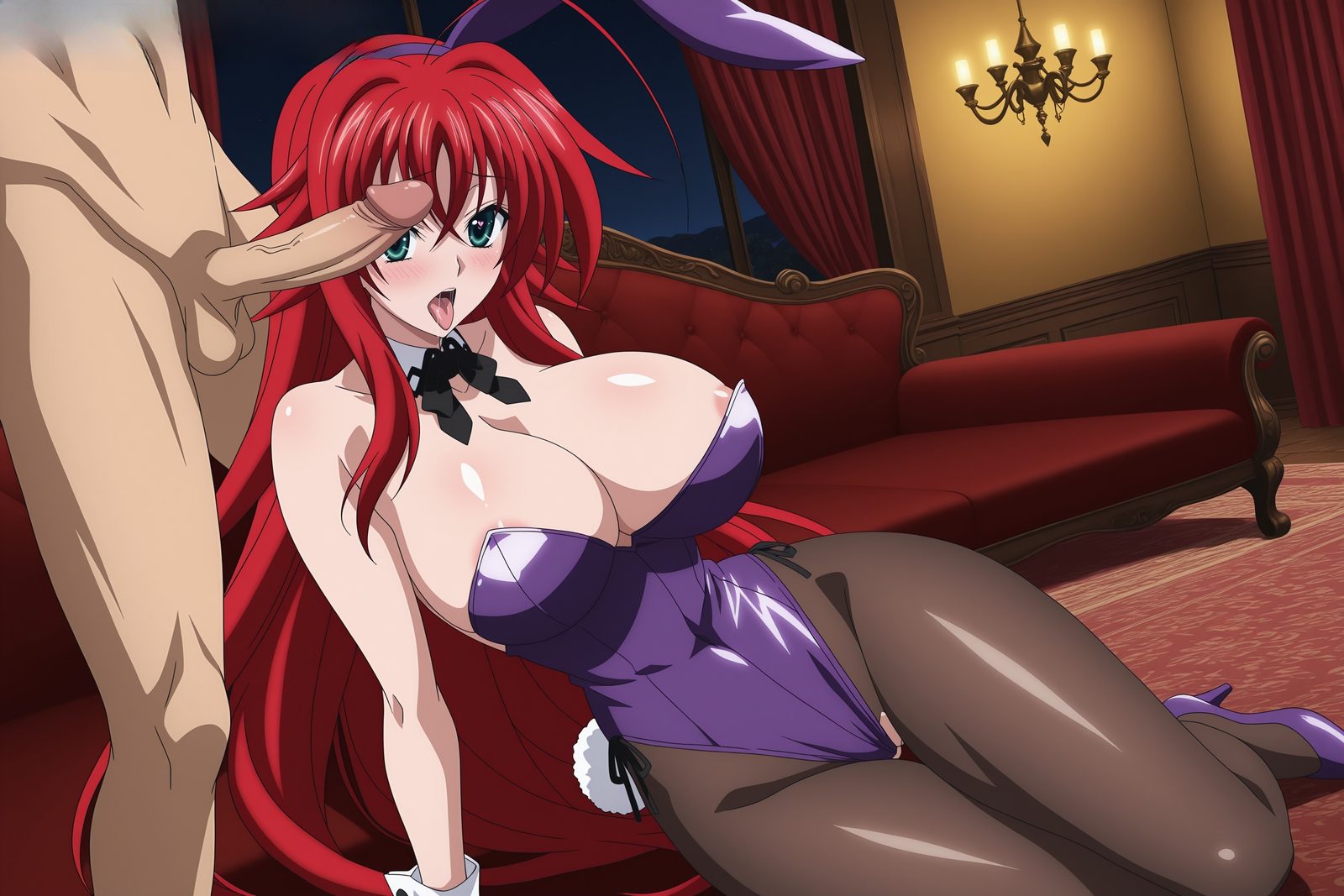 Rias gremory — artwork by digitalwaifugallery