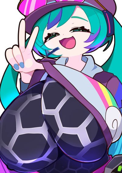 Hatsune miku — artwork by q6akira