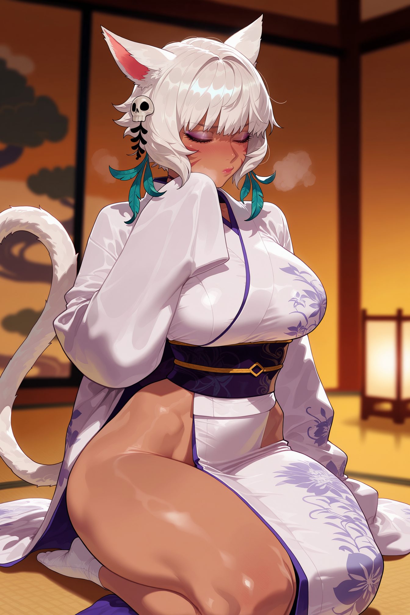 Miqo'te — artwork by arzagod
