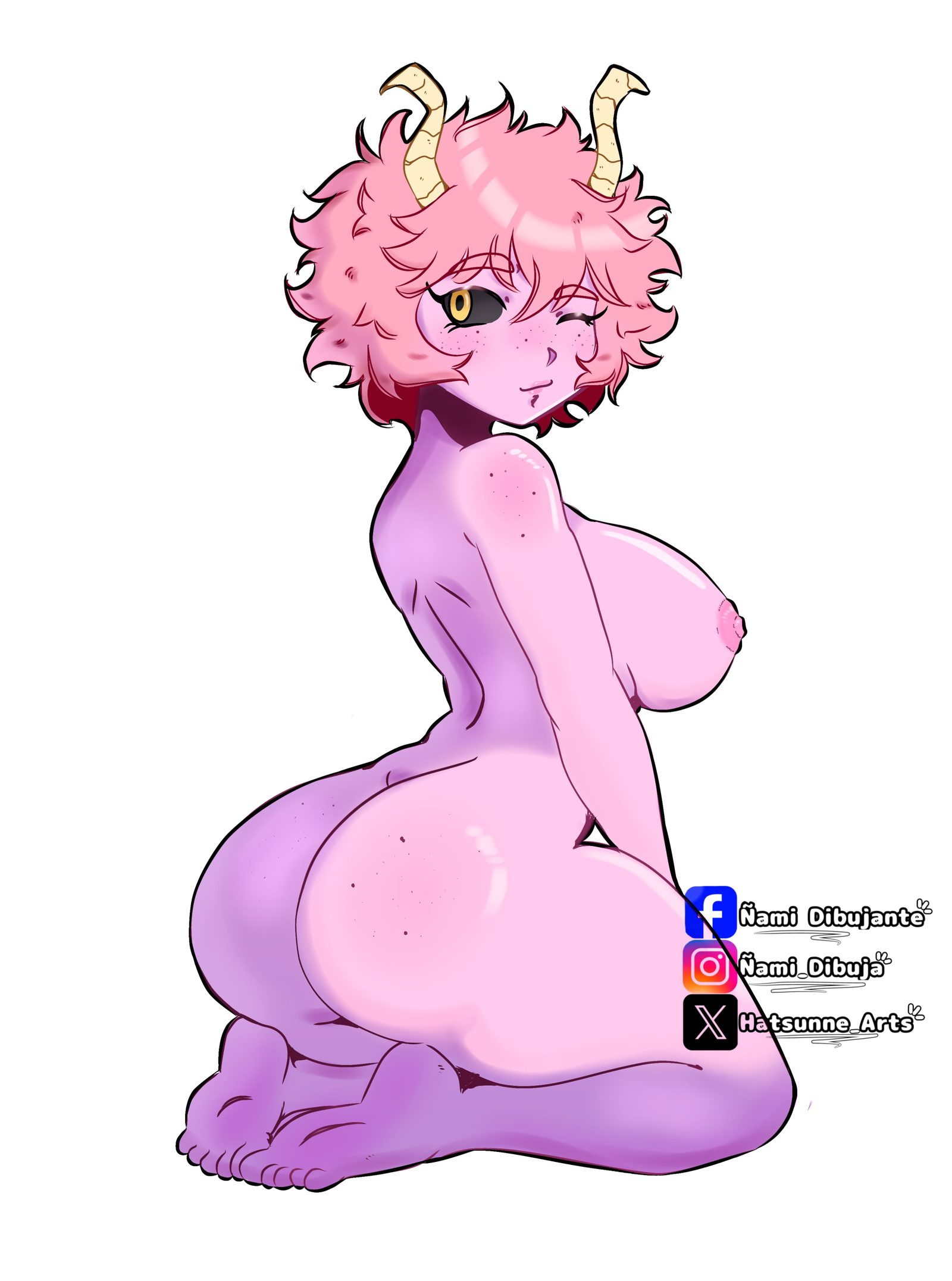 Mina ashido — artwork by nami dibuja