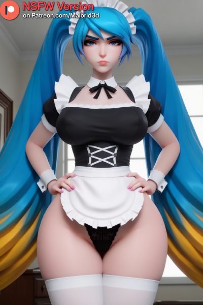 Sona (league of legends) — artwork by Leorna