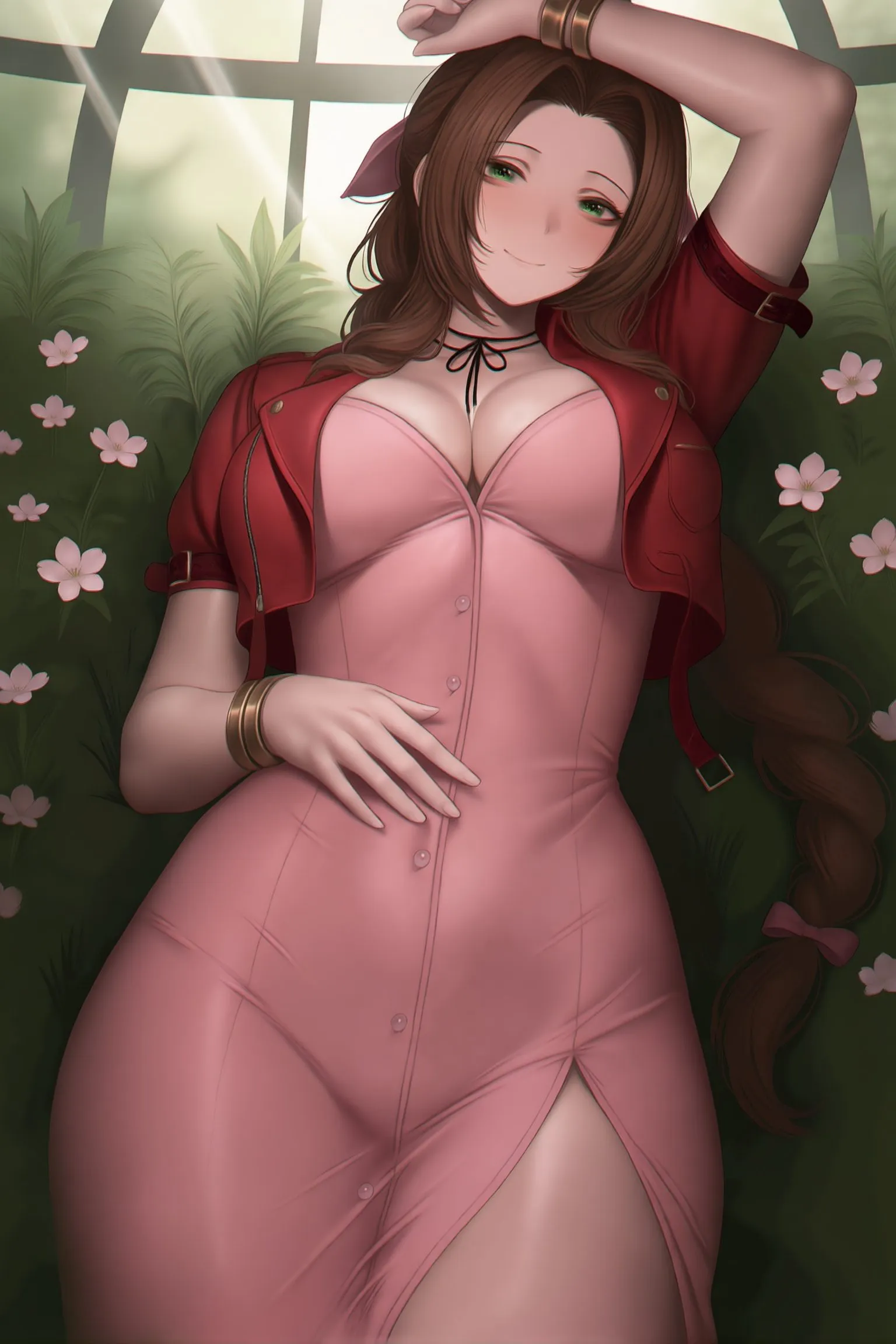Aerith gainsborough — artwork by aiwaifuhub