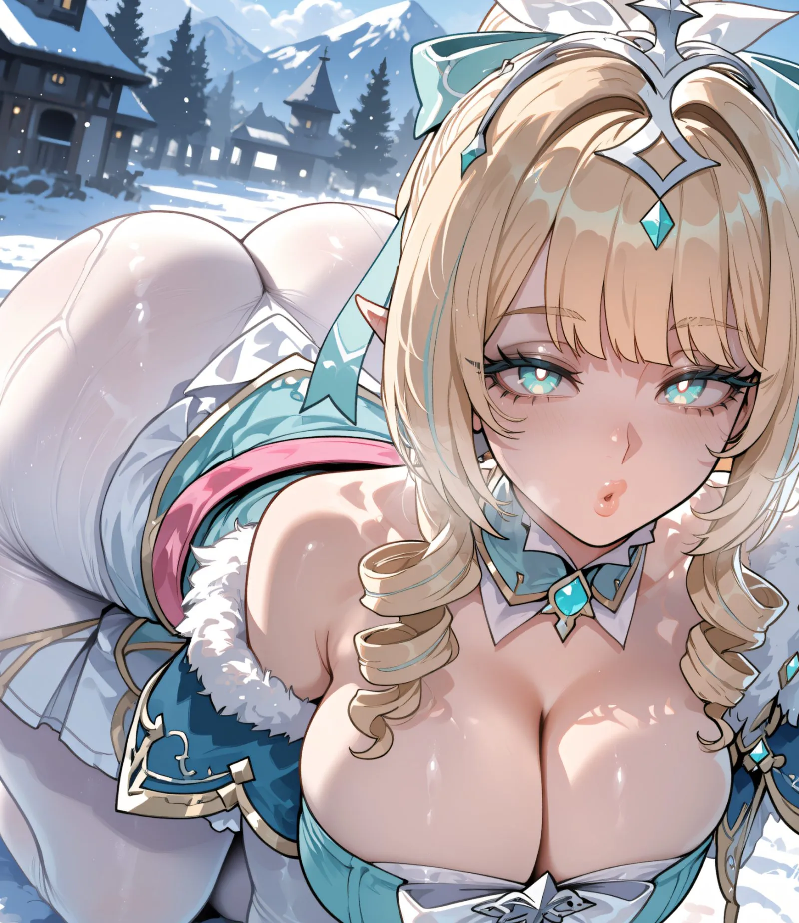 Vesna (genshin impact) — artwork by solarisai