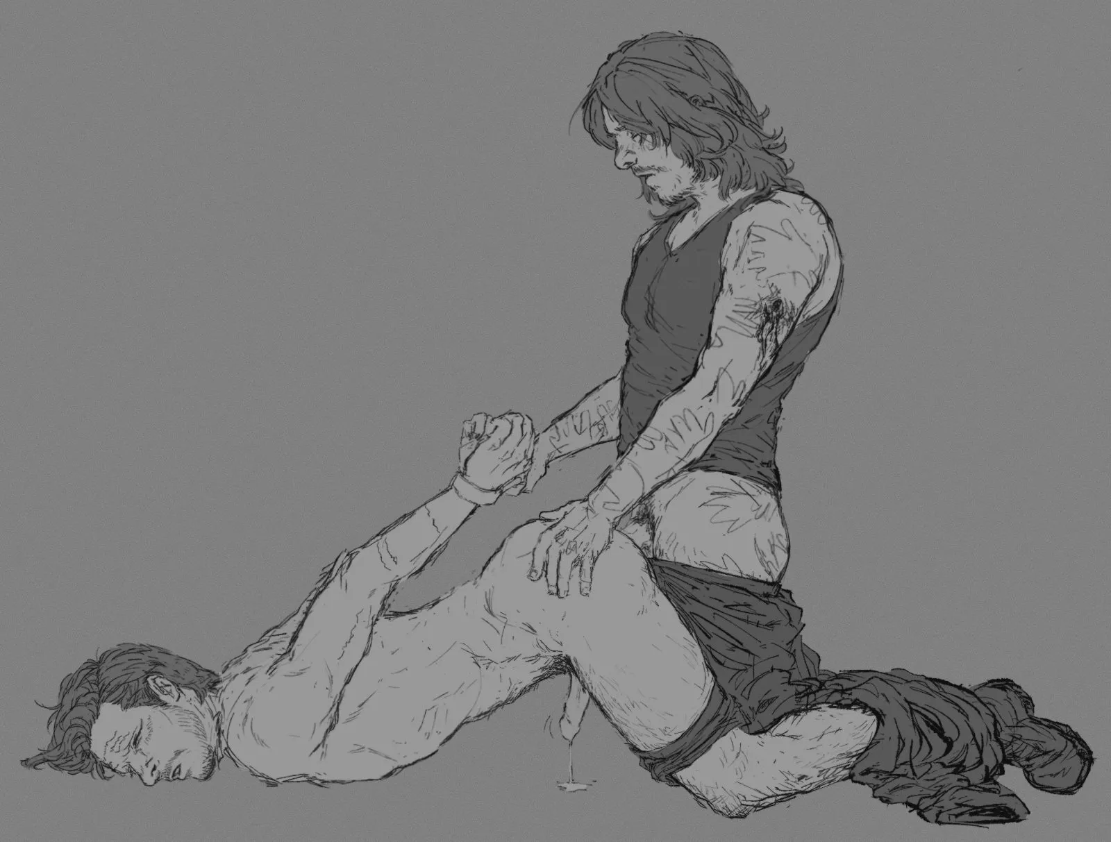 Higgs (death stranding) — artwork by holy_cumger