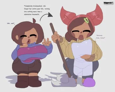 Female frisk — artwork by biggestx1