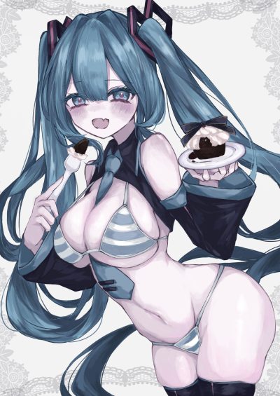 Hatsune miku — artwork by ADDBD