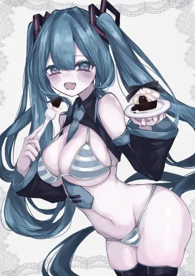 Hatsune miku — artwork by ADDBD