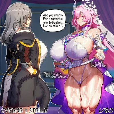 Elysia (honkai impact) — artwork by goonie bear