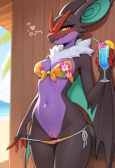 Noivern — artwork by Horniverse