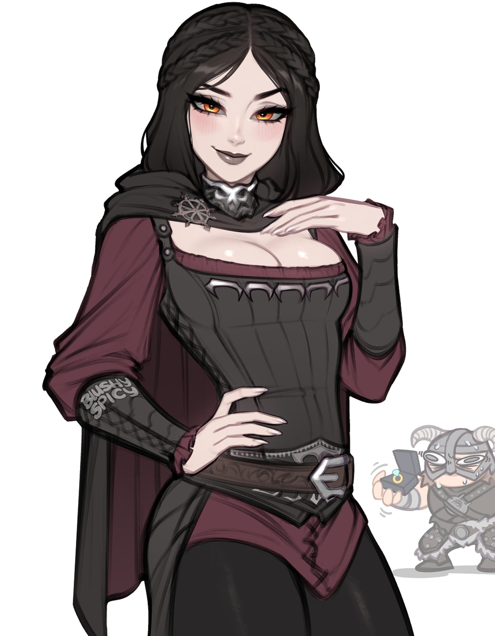Dovahkiin — artwork by blushypixy