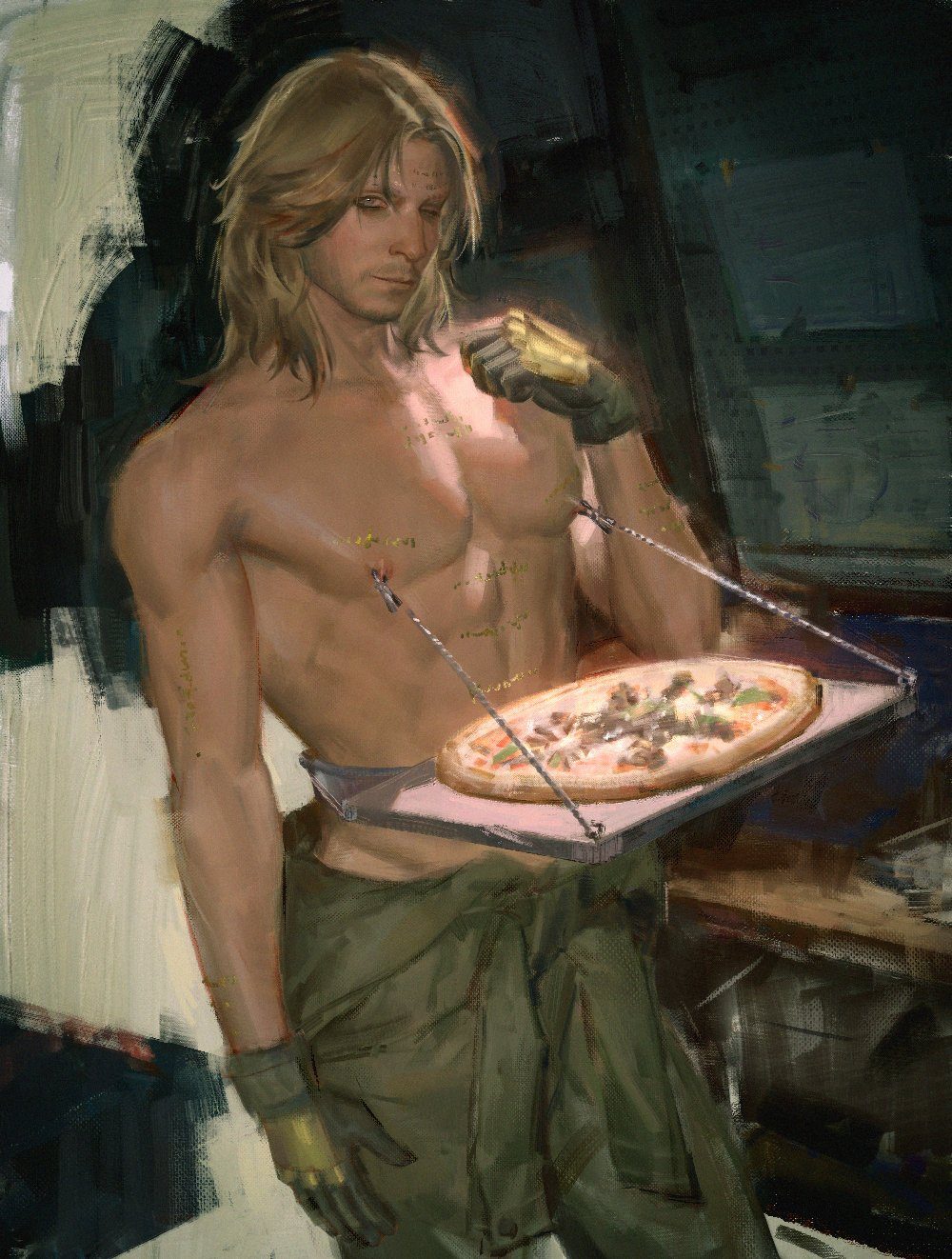 Higgs (death stranding) — artwork by krabat