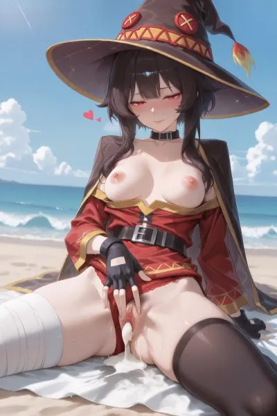 Megumin — artwork by animevixens