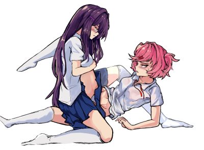 Natsuki (doki doki literature club) — artwork by crunnix