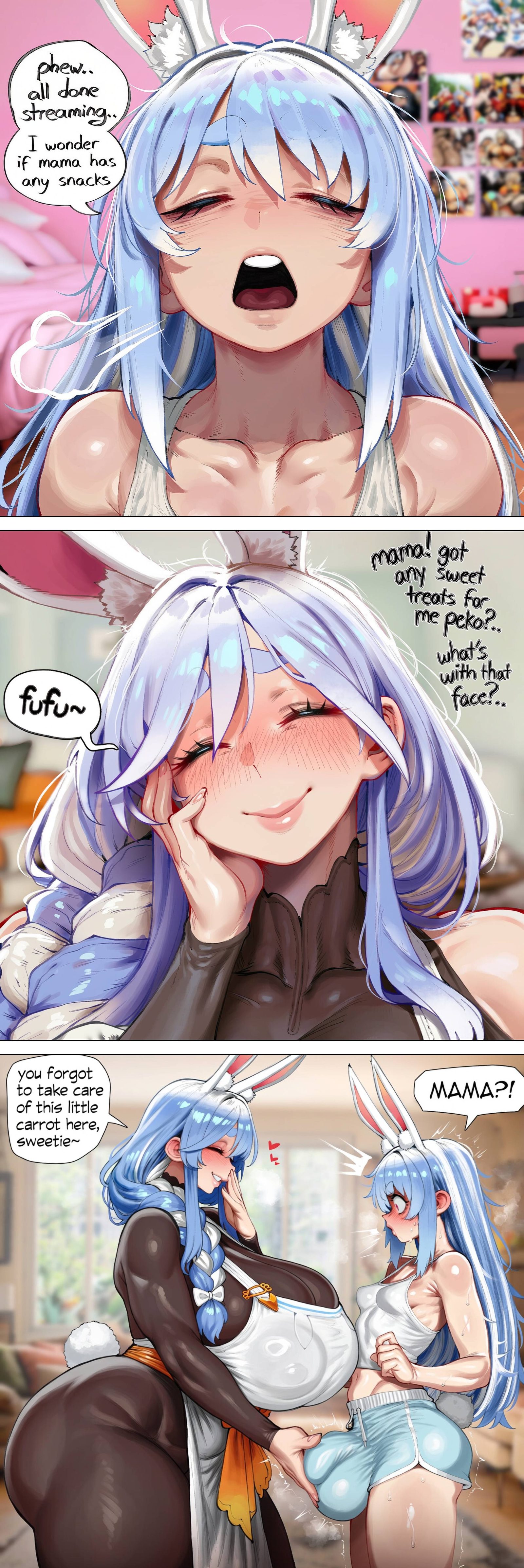 Pekomama — artwork by rengchan