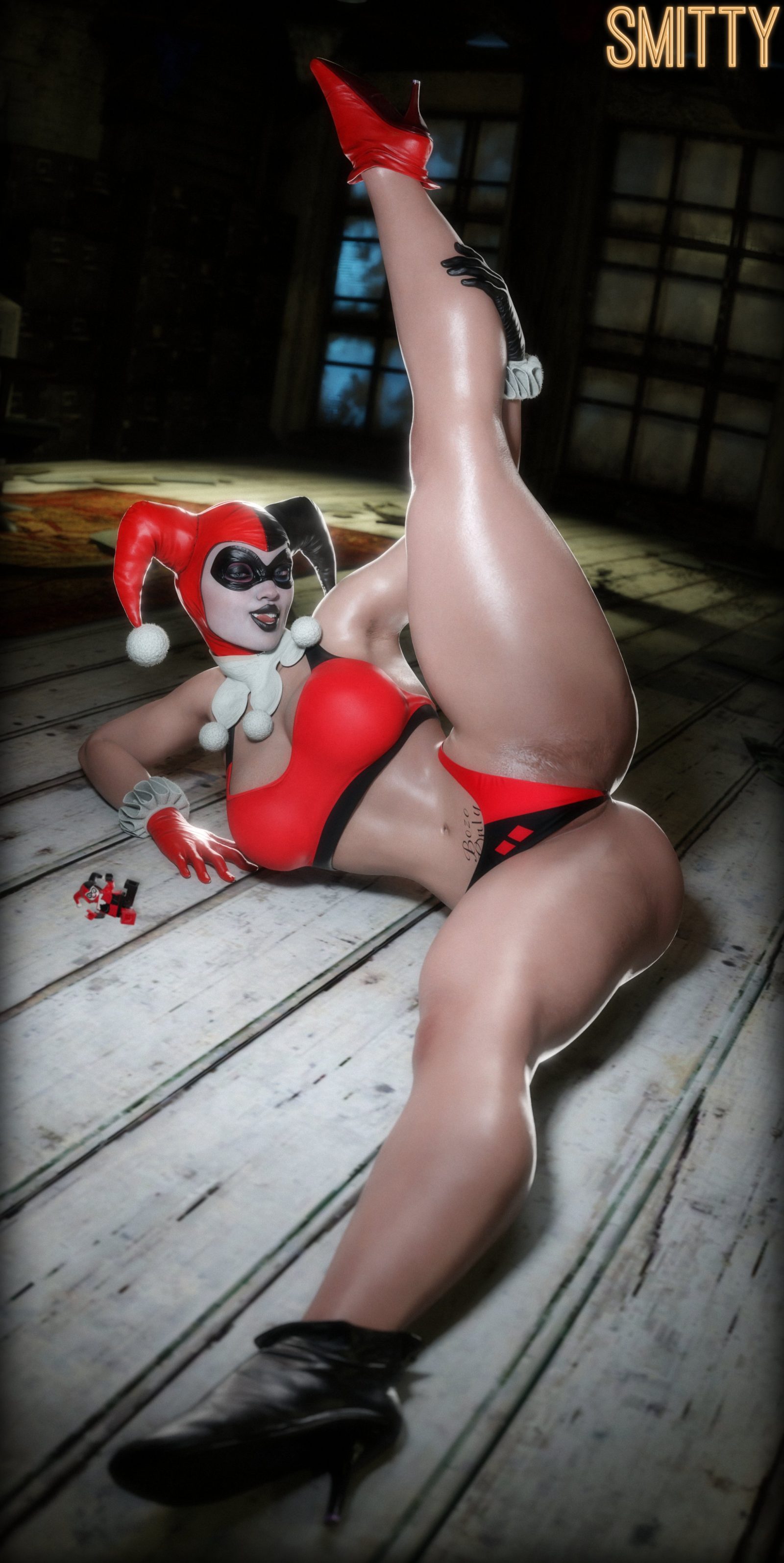 Harley quinn — artwork by smitty34