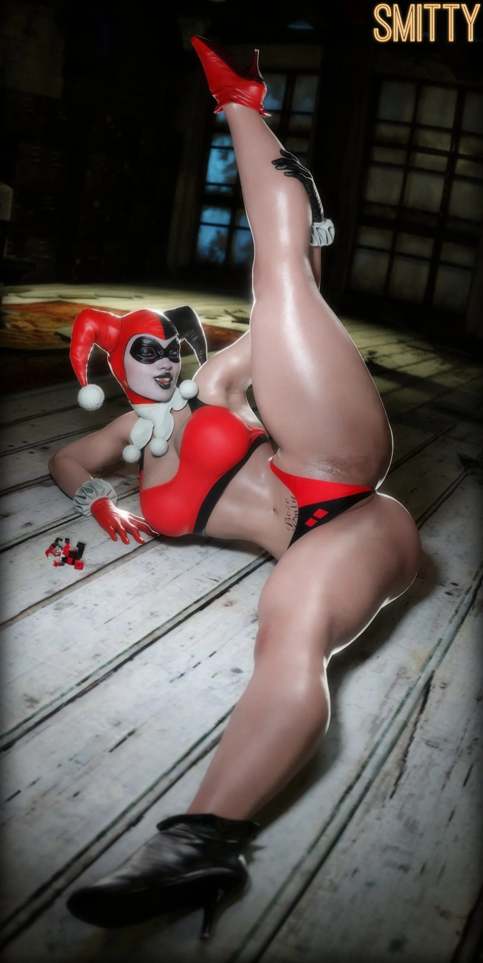 Harley quinn — artwork by smitty34
