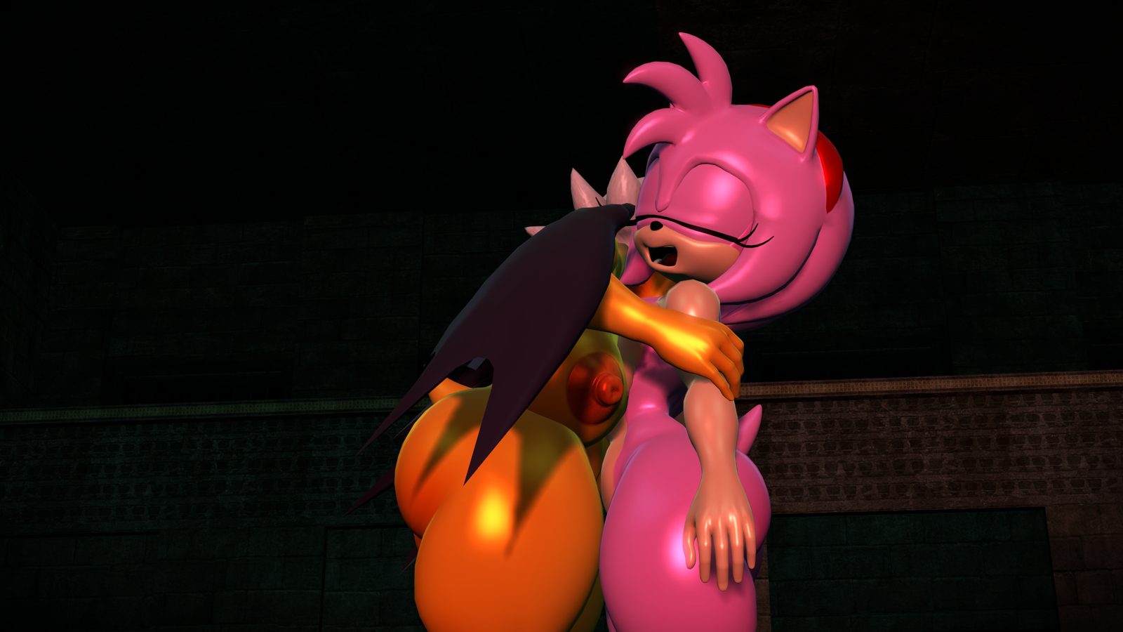 Amy rose — artwork by roenthebear