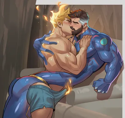 Johnny storm — artwork by fandebara
