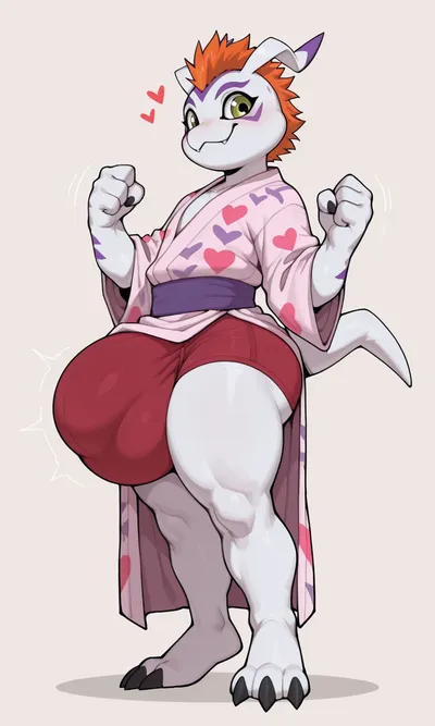 Digimon (species) — artwork by FlamedramonFronix