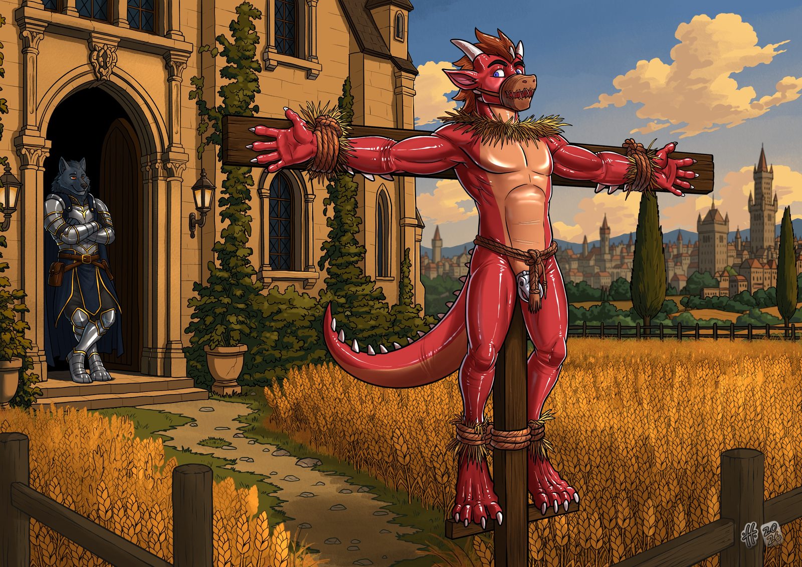 Dragonborn (dnd) — artwork by hufnaar