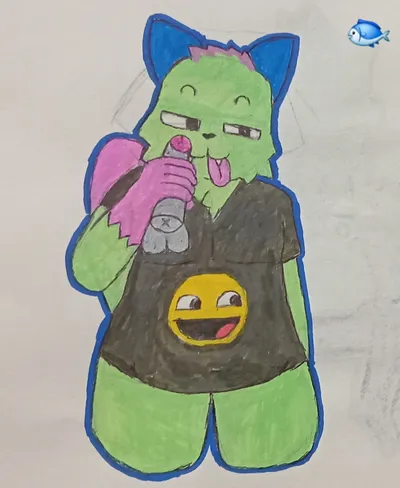 Kevin (nyanwolf) — artwork by bot