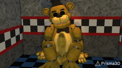 Golden freddy (fnaf) — artwork by bot
