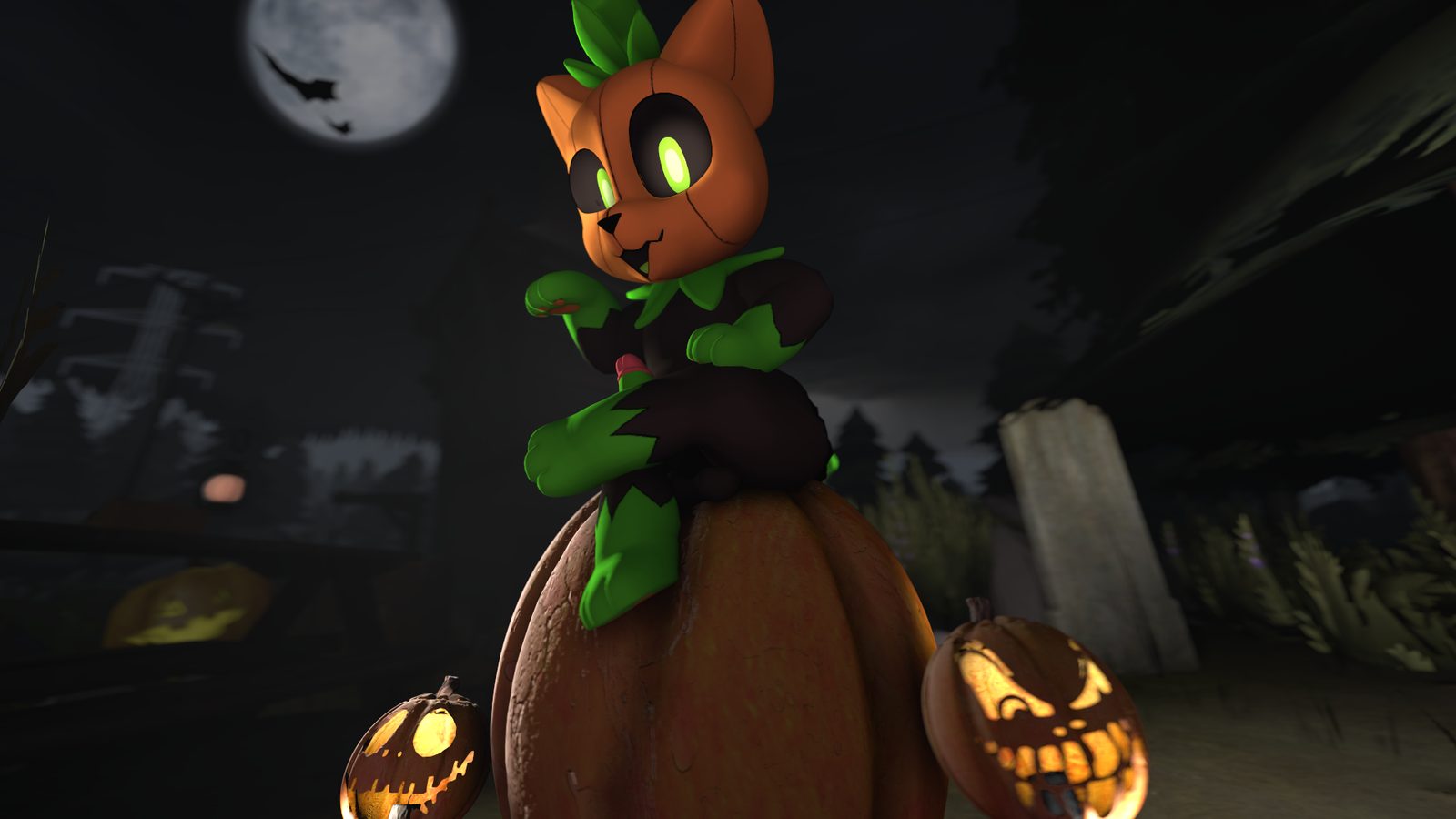 Pumkat — artwork by bot