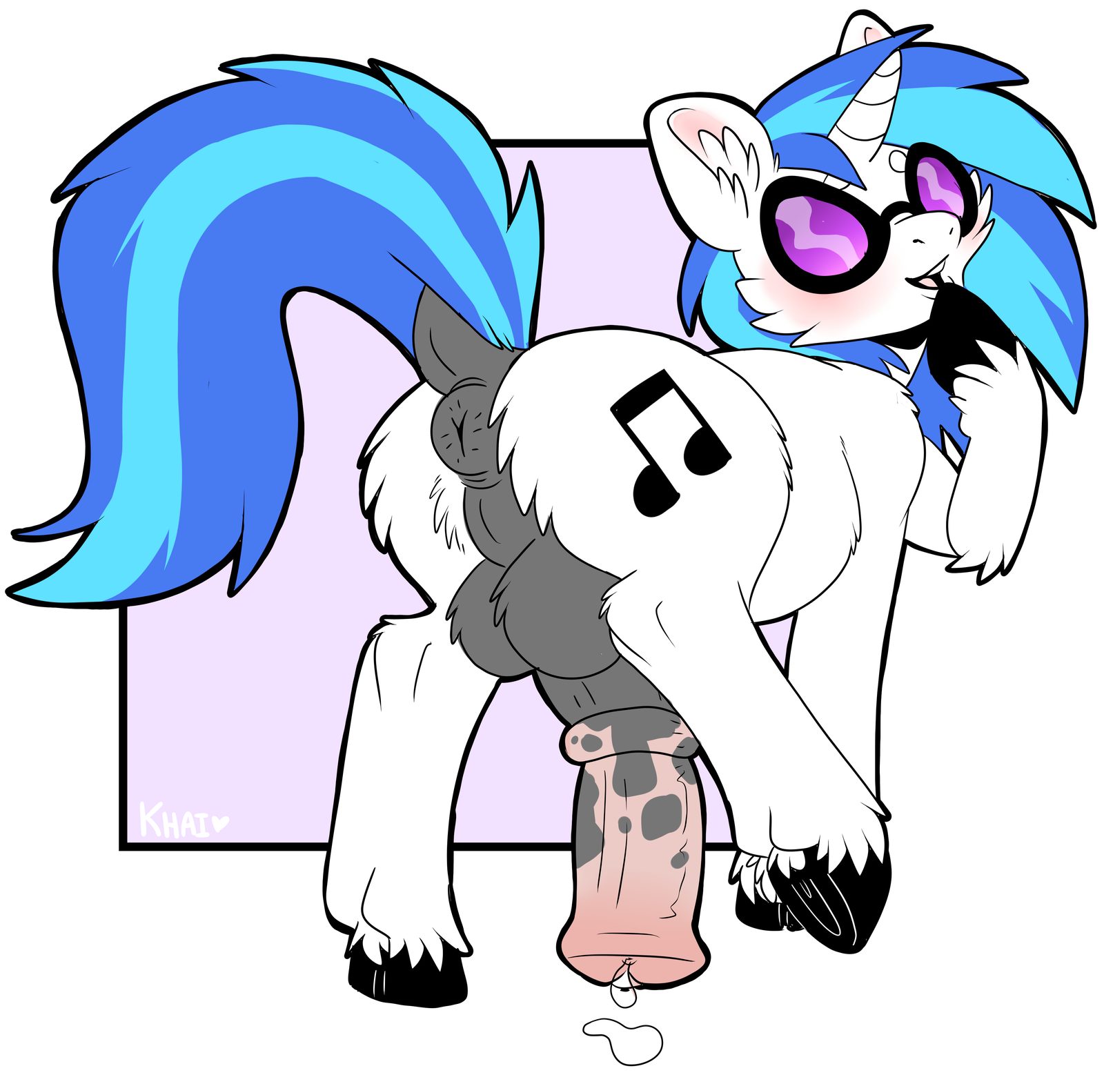 Vinyl scratch (mlp) — artwork by bot